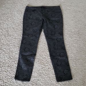 Floral Black Jeans (Juniors)